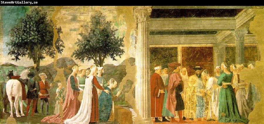 Piero della Francesca Adoration of the Holy Wood and the Meeting of Solomon and the Queen of Sheba